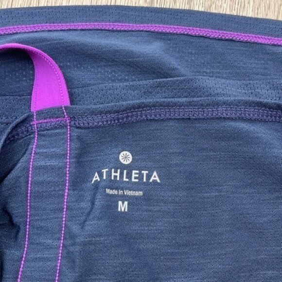 Athleta Blue & Purple Workout Tank Size M - Picture 5 of 8